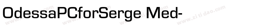 OdessaPCforSerge Med字体转换